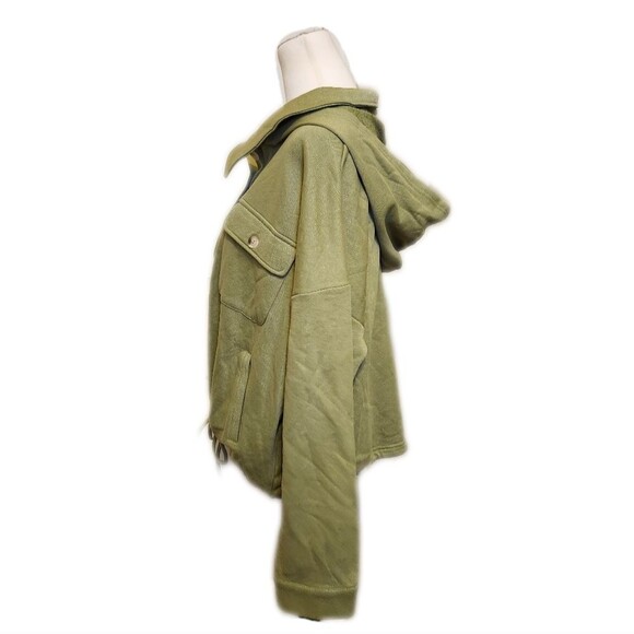 White Birch Black Label 90% cotton sage green hooded sweatshirt, size XL - Picture 2 of 9